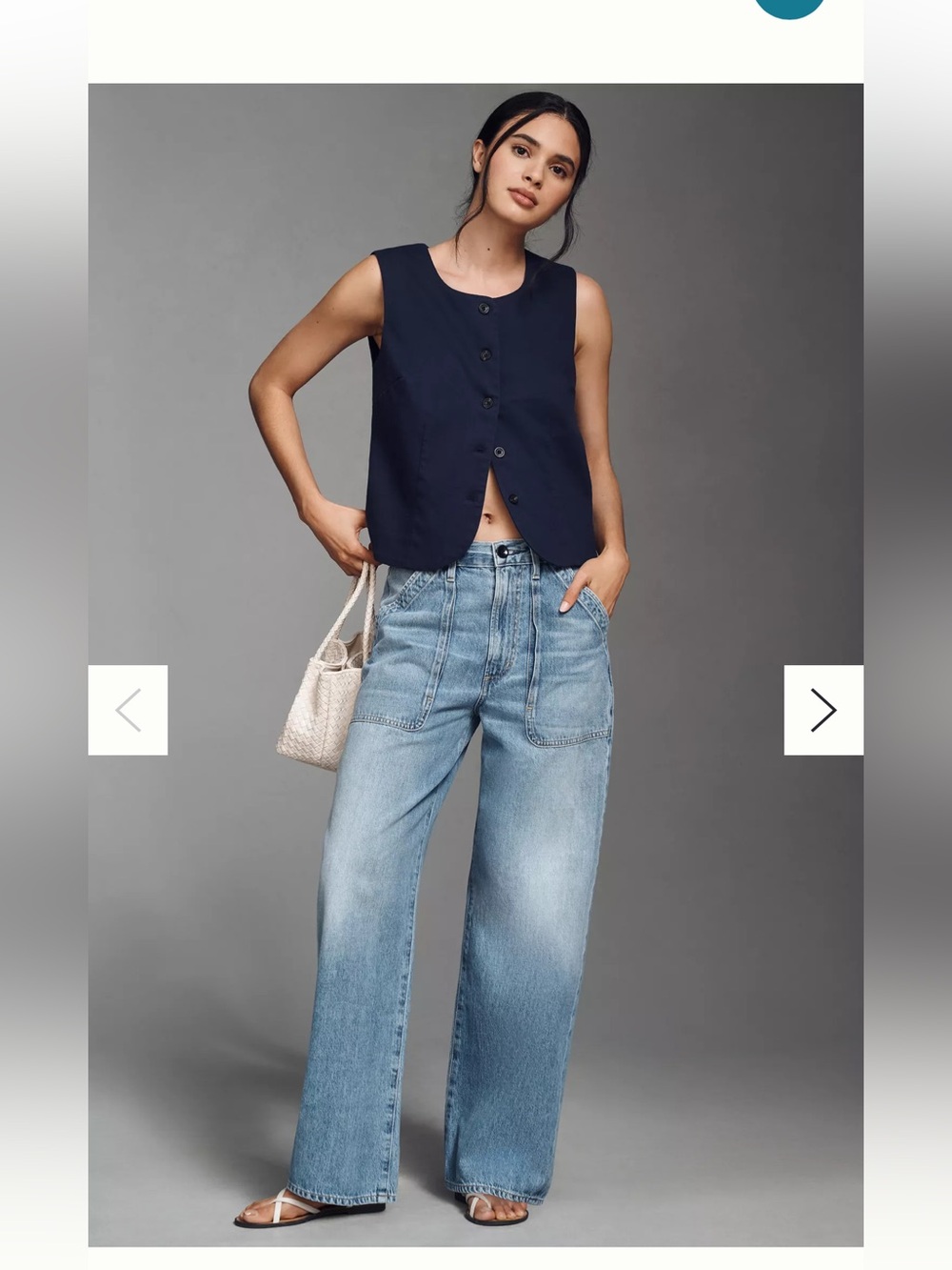 Citizens of Humanity Ayla Cargo High-Rise Wide-Leg Jeans